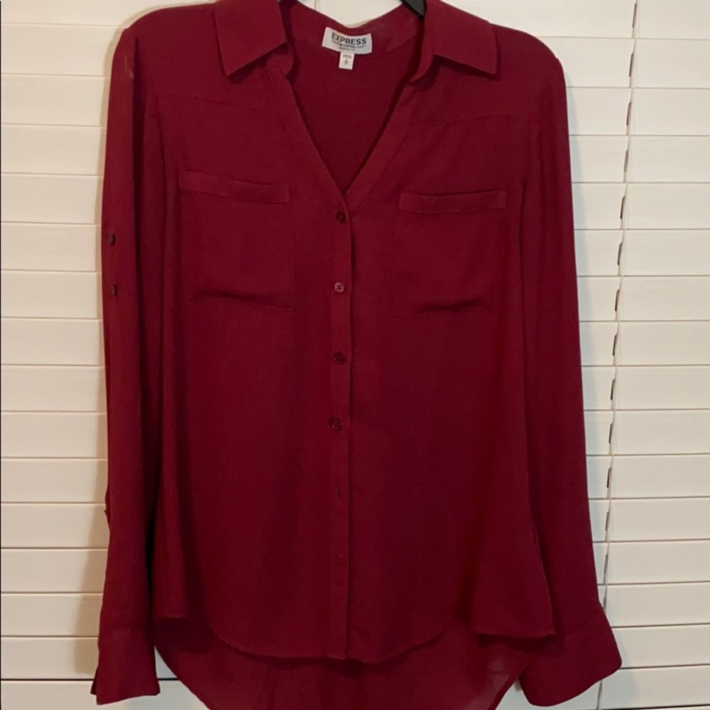 Maroon Express Blouse